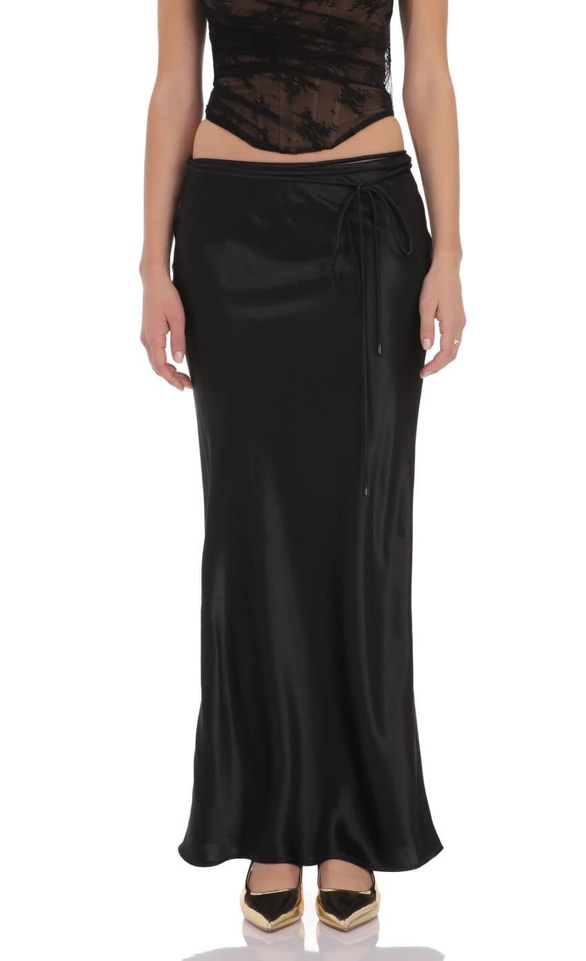 Paloma Satin Maxi Skirt