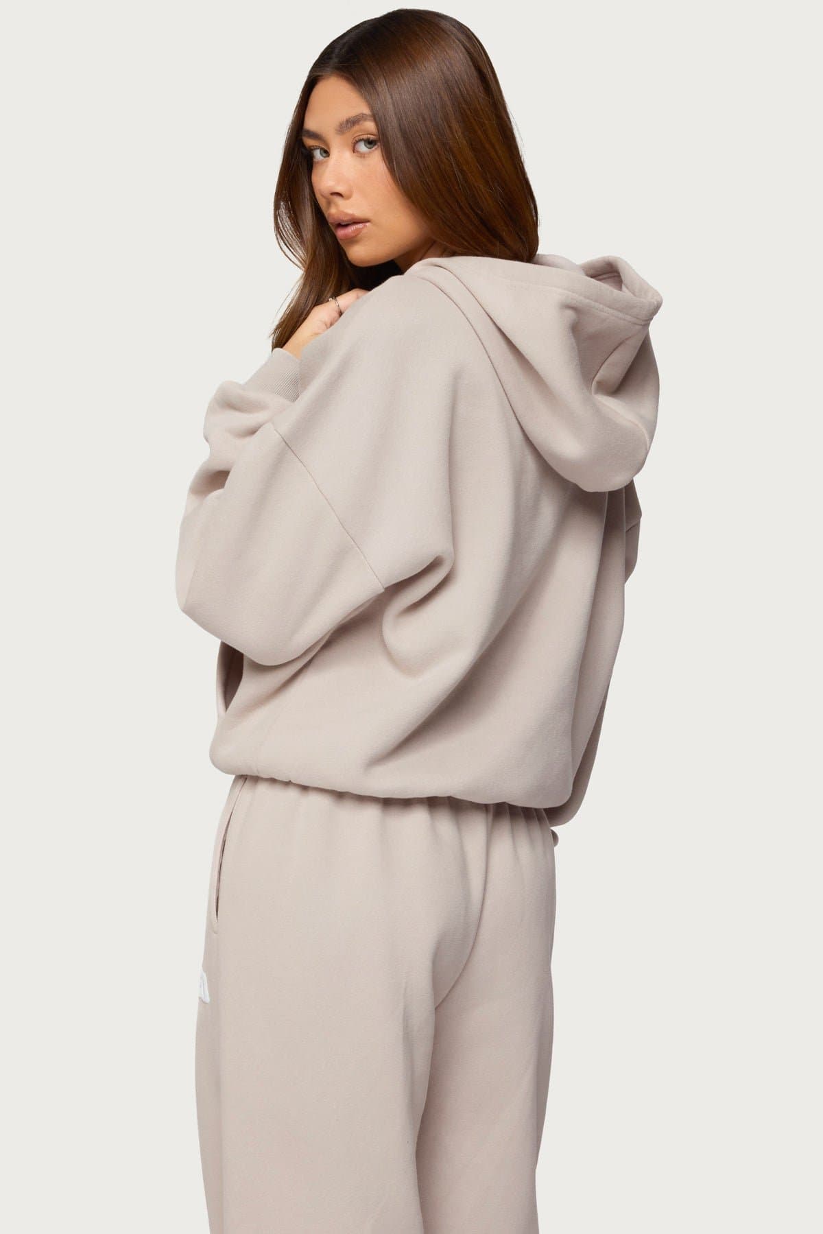 Edikted LA Graphic Hoodie - Polyester Cotton Matching Set