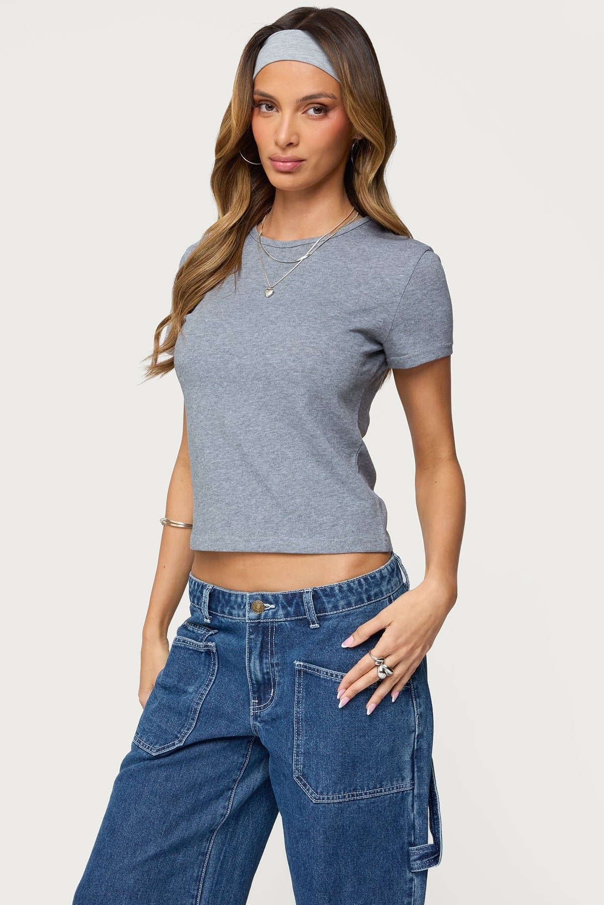 Nikkey Semi Sheer T-Shirt - Cotton Polyester Women's Top