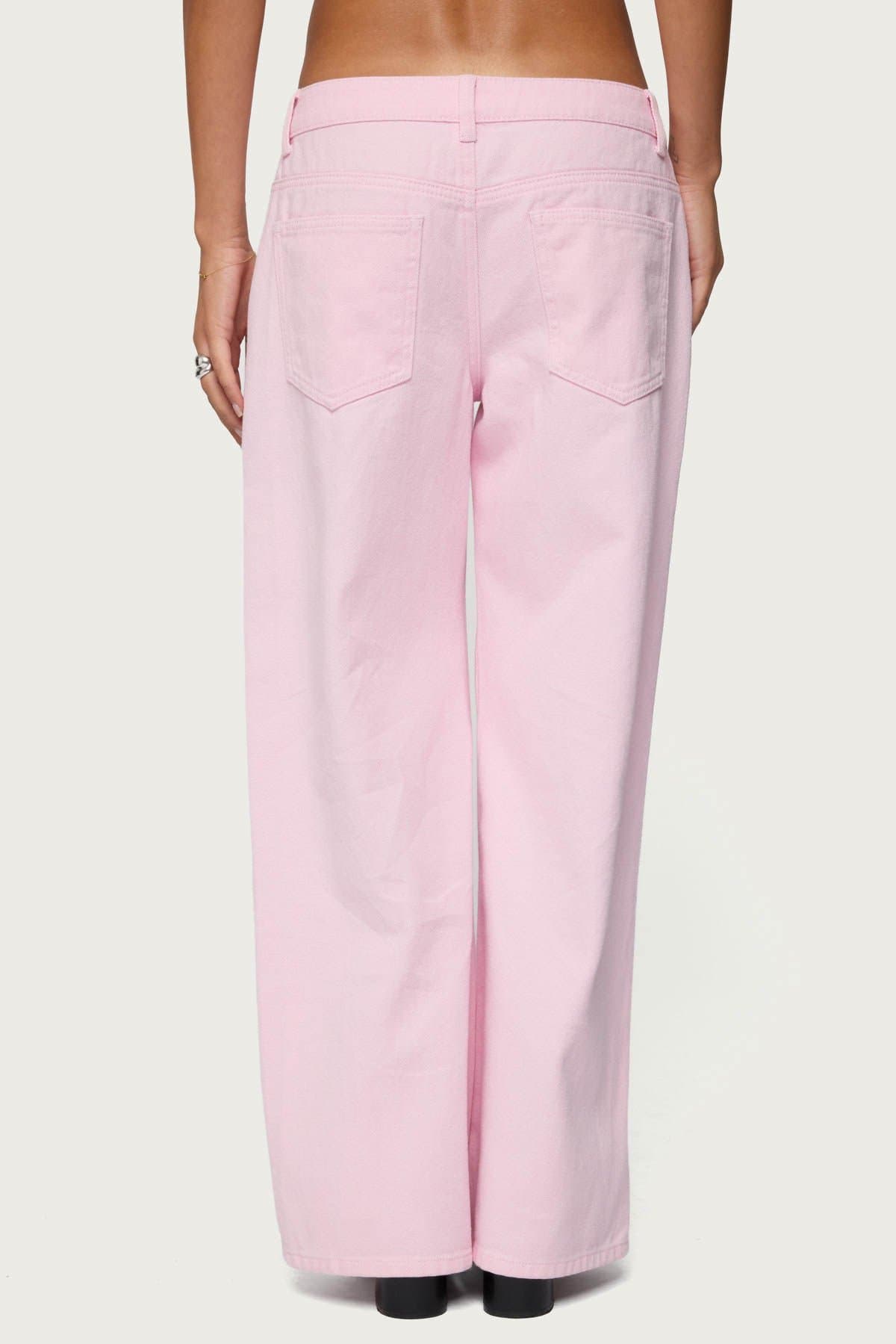 Petite Roman Low Rise Baggy Jeans 100% Cotton Rigid Denim Size S Inseam 28.3"