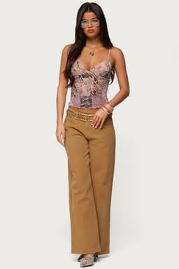 Roman Low Rise Baggy Jeans - Rigid 100% Cotton Denim, Size S Inseam 31.5in