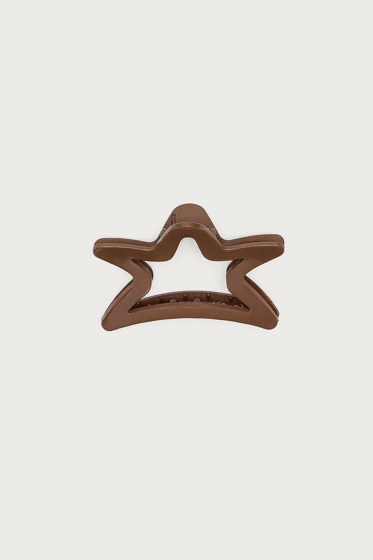 Star Claw Clip Hair Accessory - 4.3 Inch Plastic Star Design
