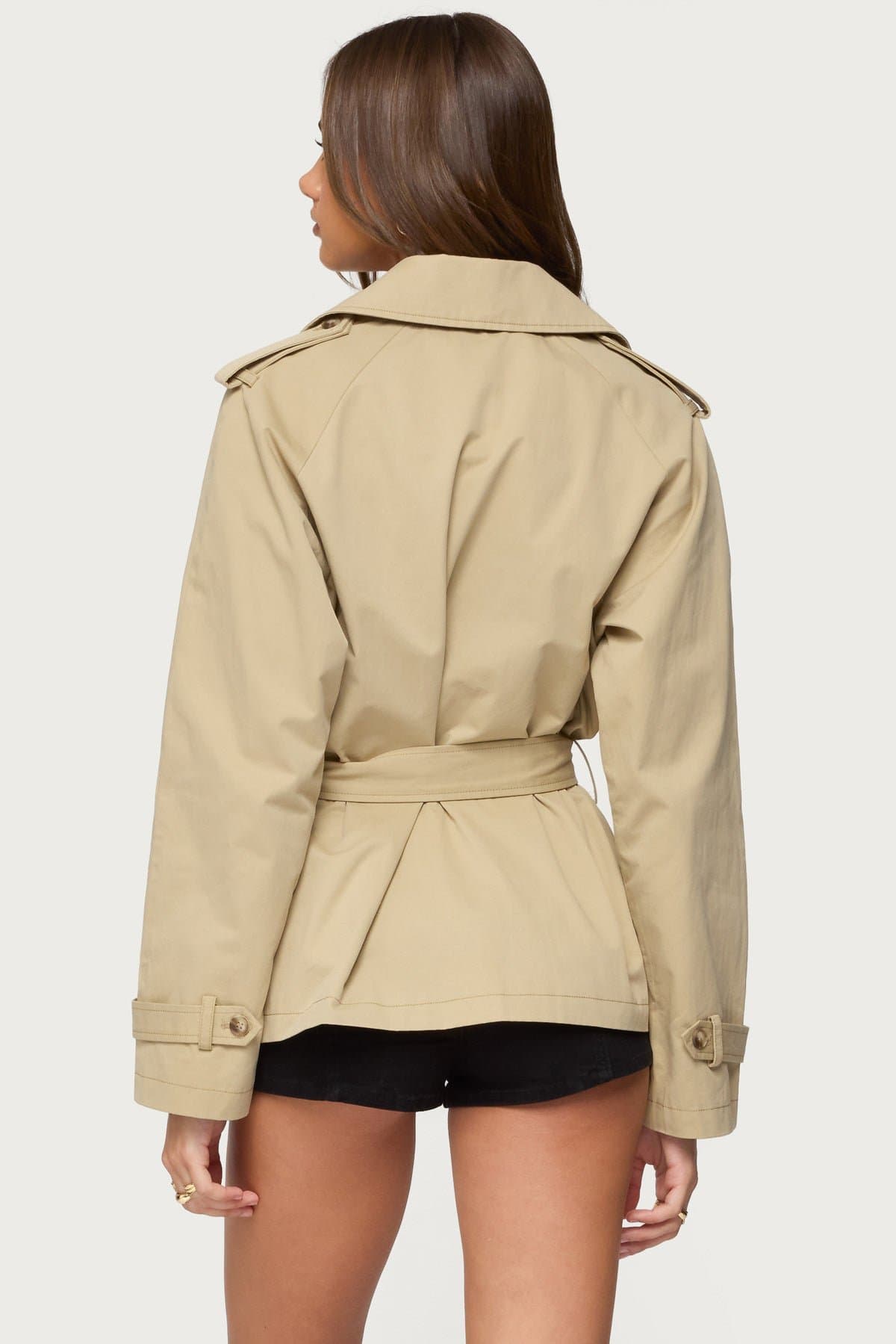 Tobie Raglan Trench Jacket - 100% Cotton Unisex