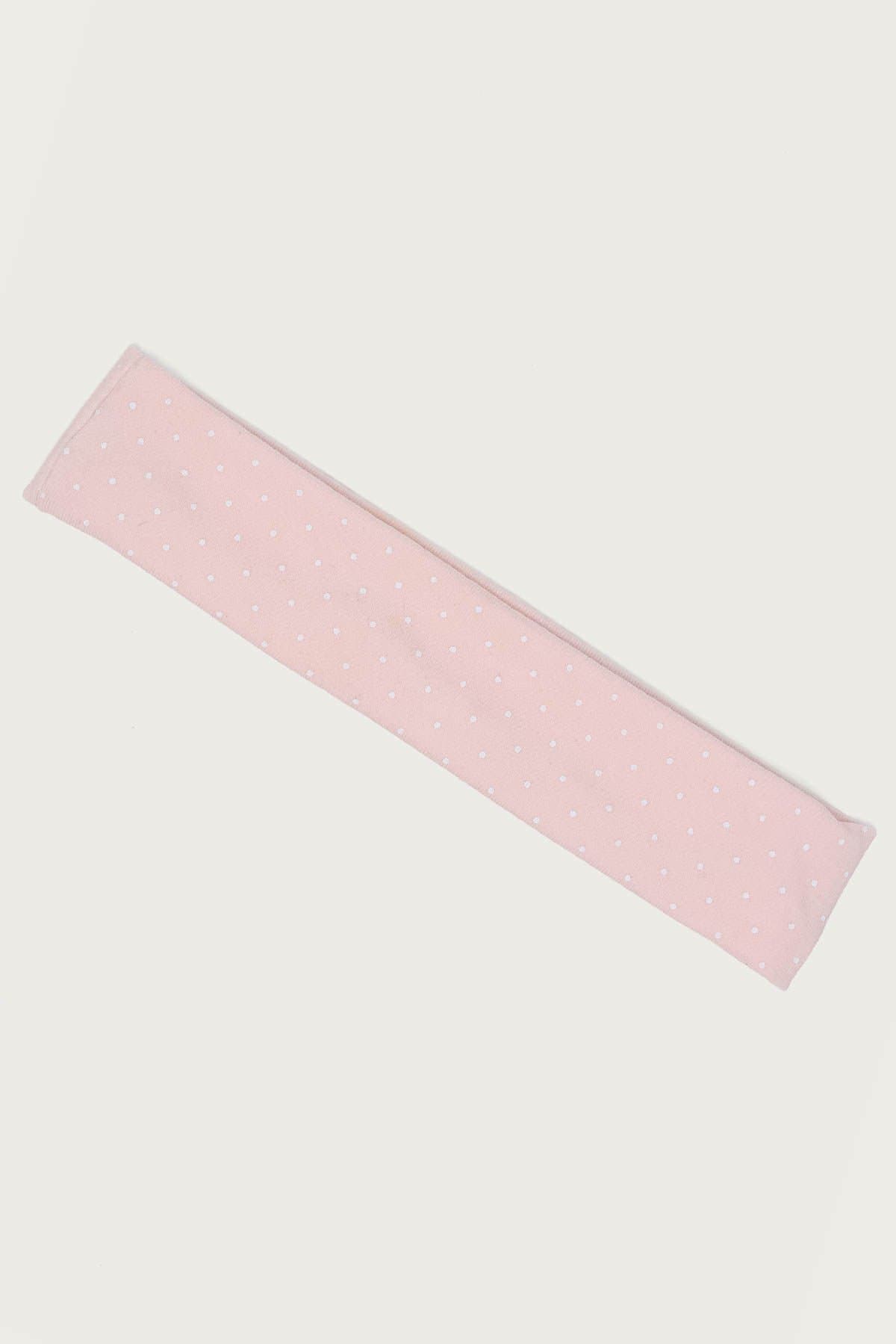 Polka Dot Printed Cotton Spandex Headband - 9.2 Inch Length