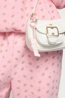 Daily Edikted Graphic Text Keychain Silicone Metal 2.8 Inch