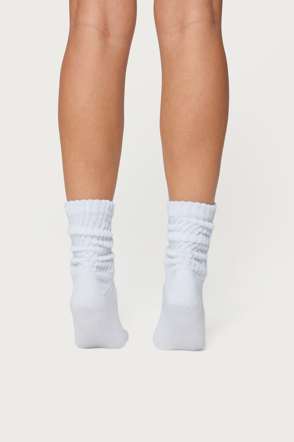 Scrunch Socks Ribbed Cotton Spandex Blend 13 Inch Length Unisex