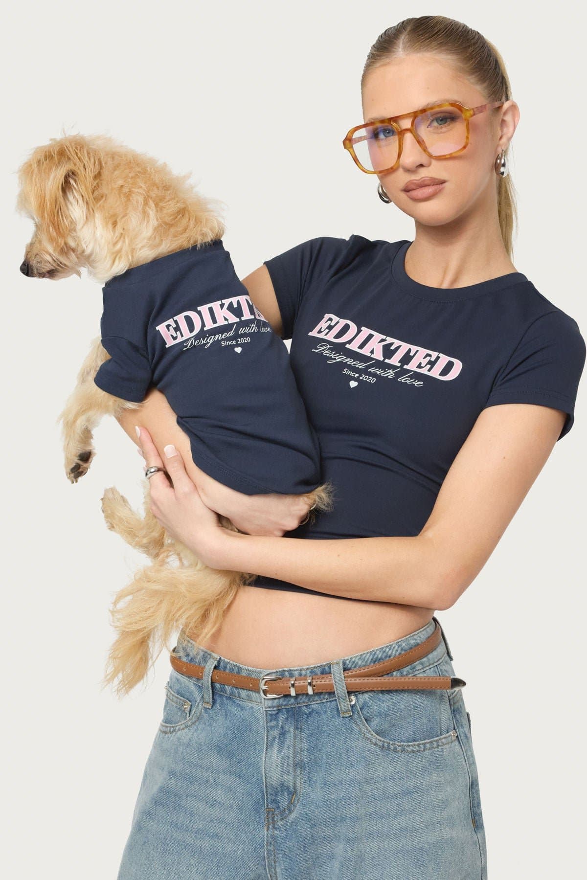 Edikted With Love Pet T-Shirt - Cotton Spandex Unisex Graphic Tee