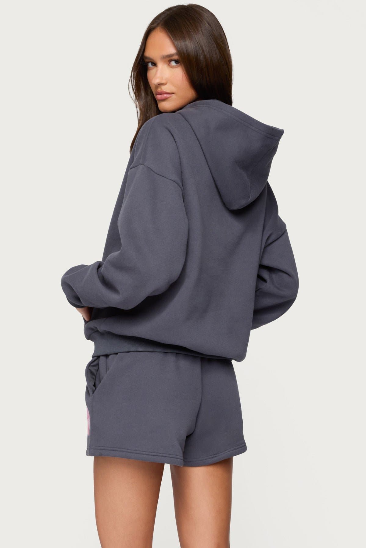 Orchid Babe Hoodie - Polyester Cotton Kangaroo Pocket Orchid Flower Graphic Print