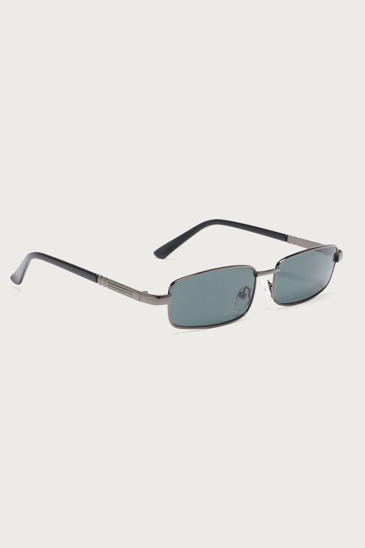 Galvin Rectangle Sunglasses - Copper Frame Polycarbonate UV Protected Lenses