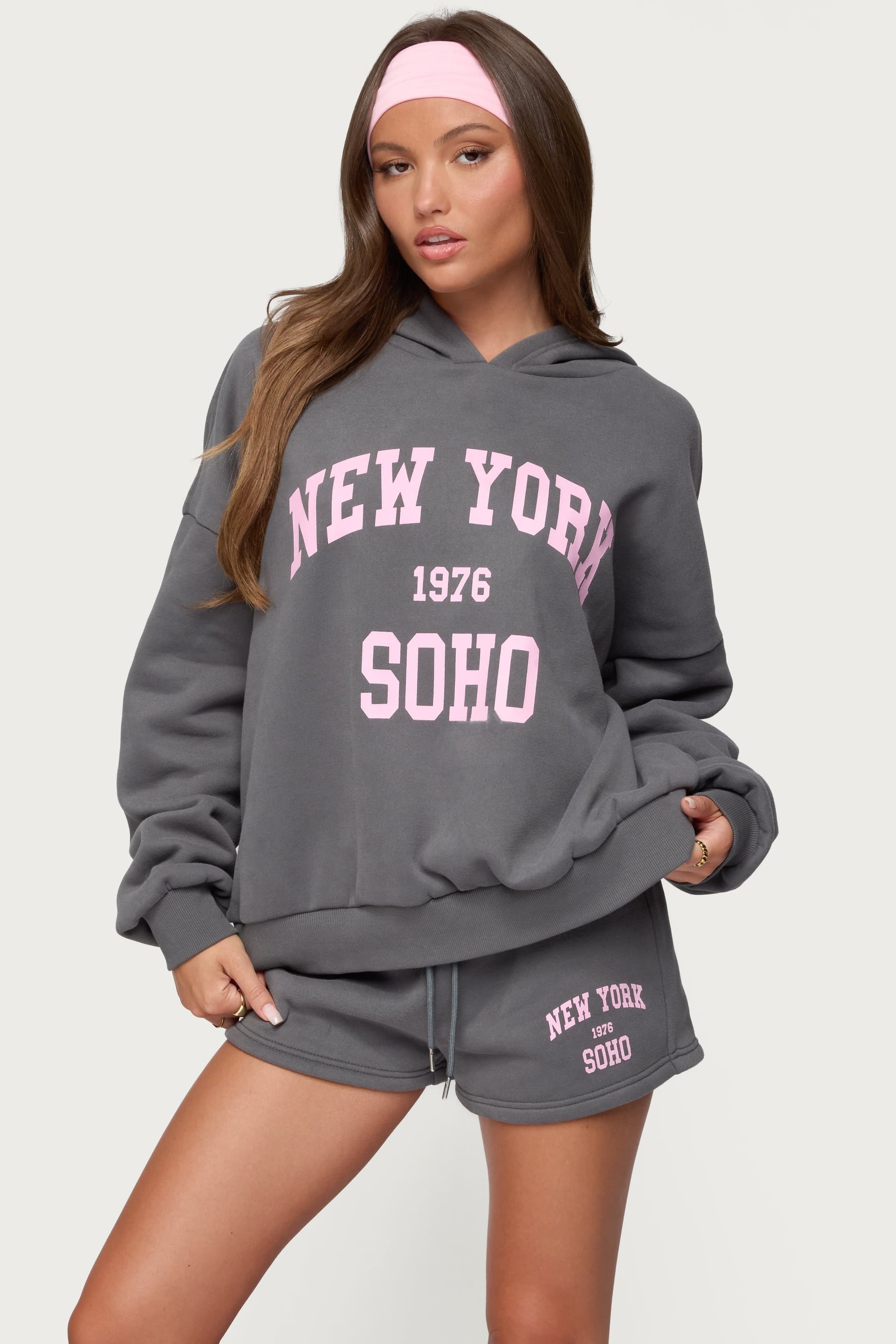 Soho 76 Hoodie - New York 1976 Graphic Polyester Cotton Unisex