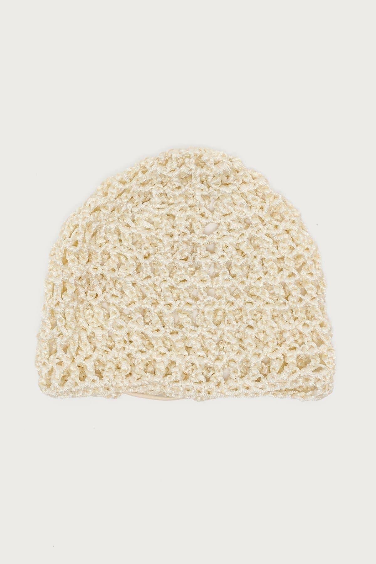 Lulu Crochet Beanie Hat - Polyester Knit Winter Accessory, Height 5.9in Length 7.9in