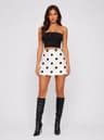 White Polka Dot