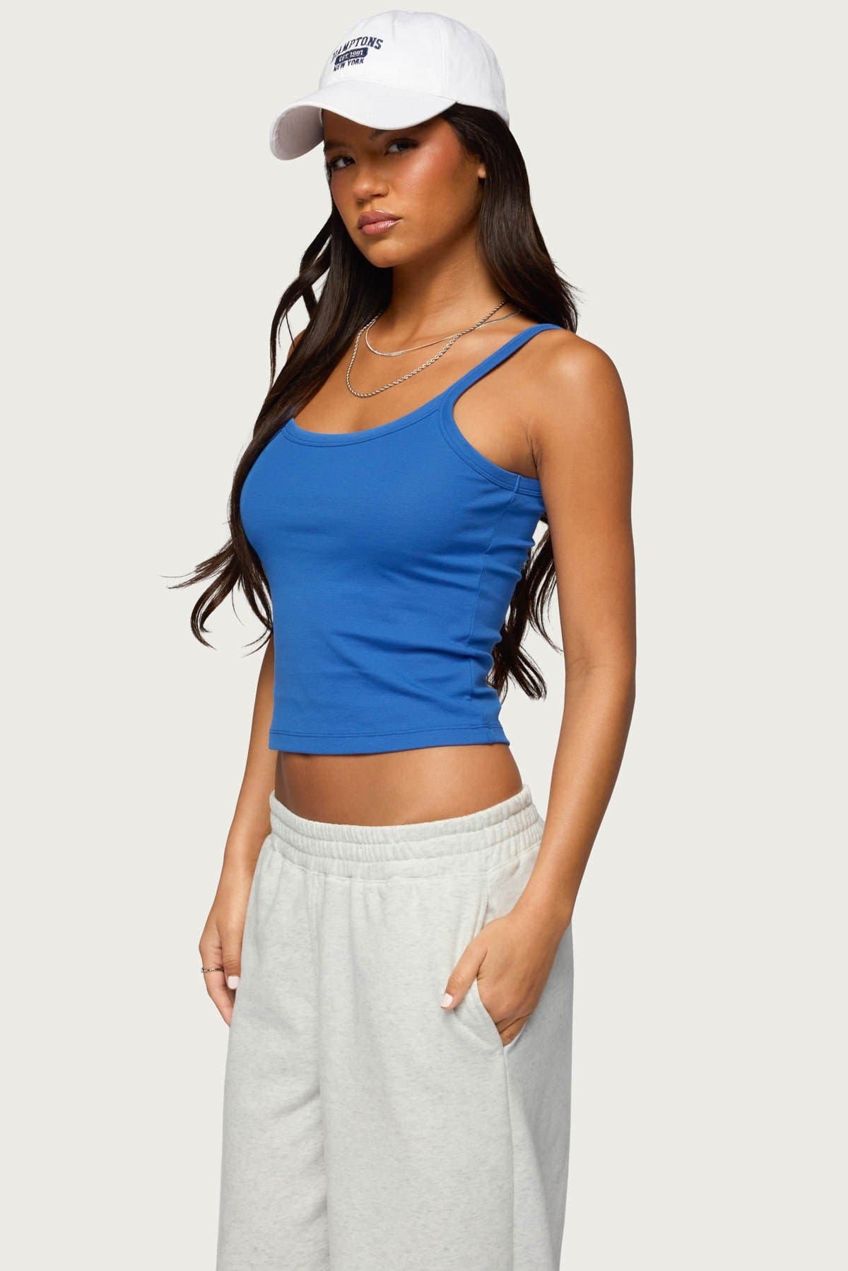 Basic Babe Tank Top Cotton Spandex Women's Sleeveless Shirt