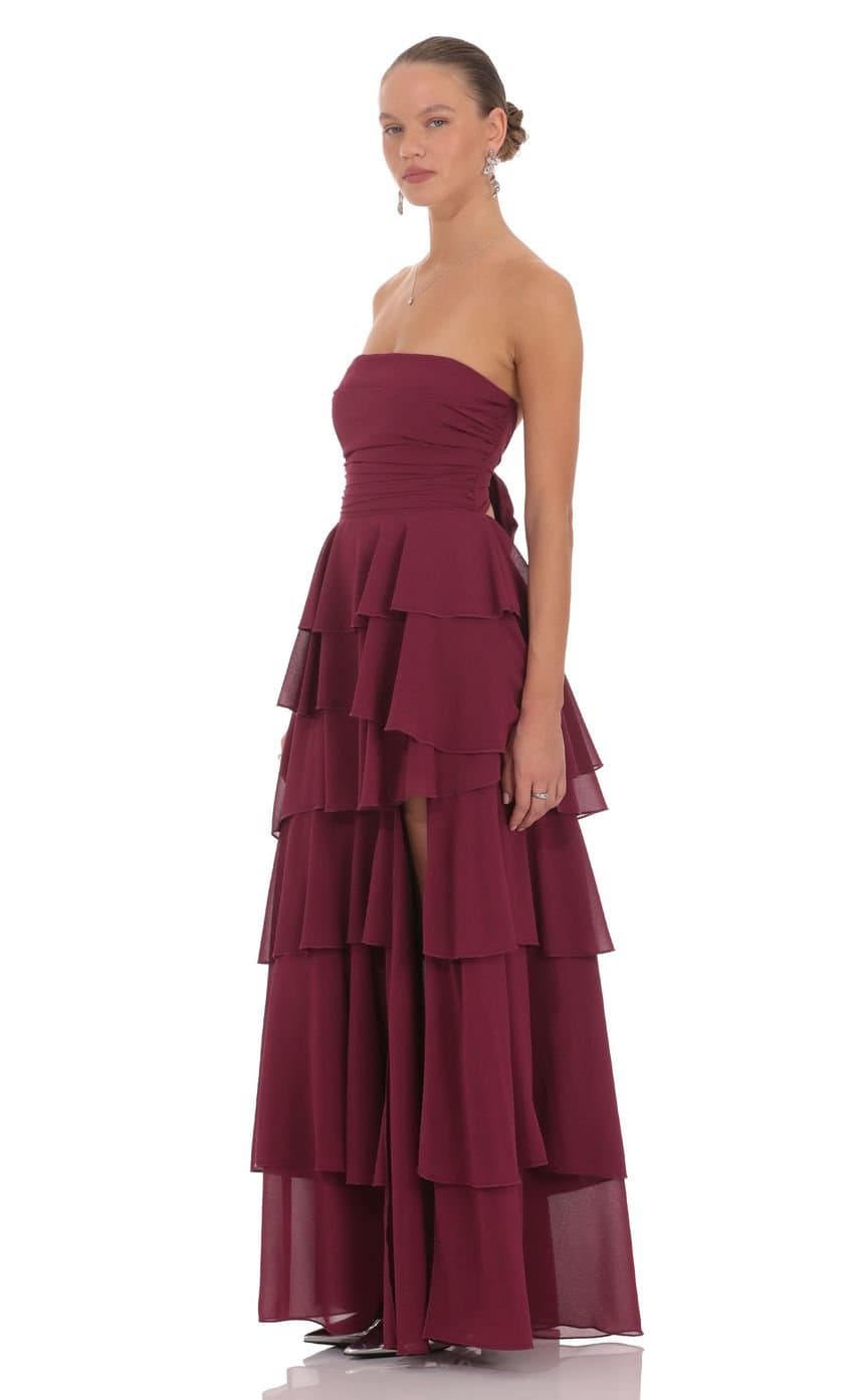 Stella Maxi Dress in Red