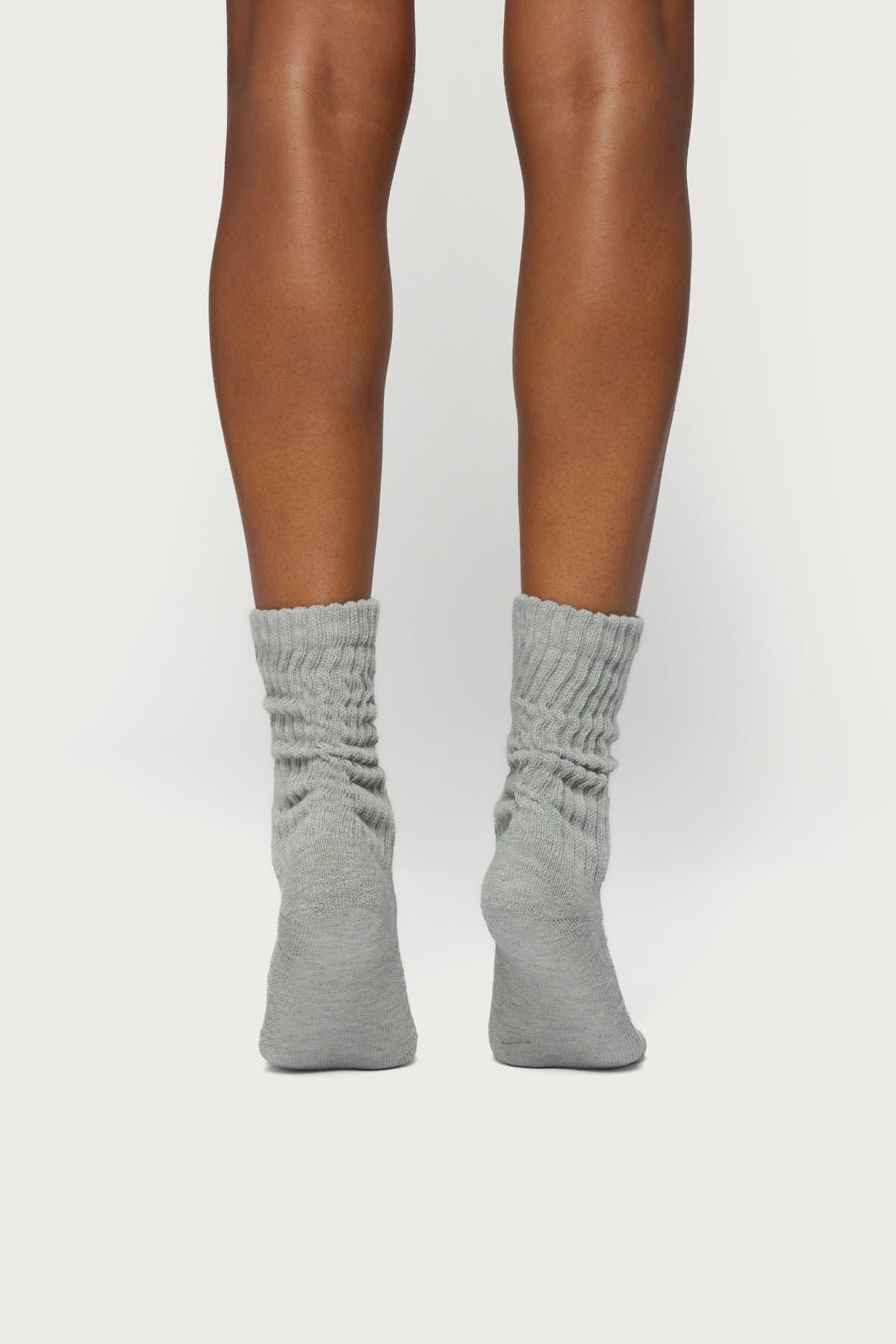 Scrunch Socks Ribbed Cotton Spandex Blend 13 Inch Length Ankle Socks