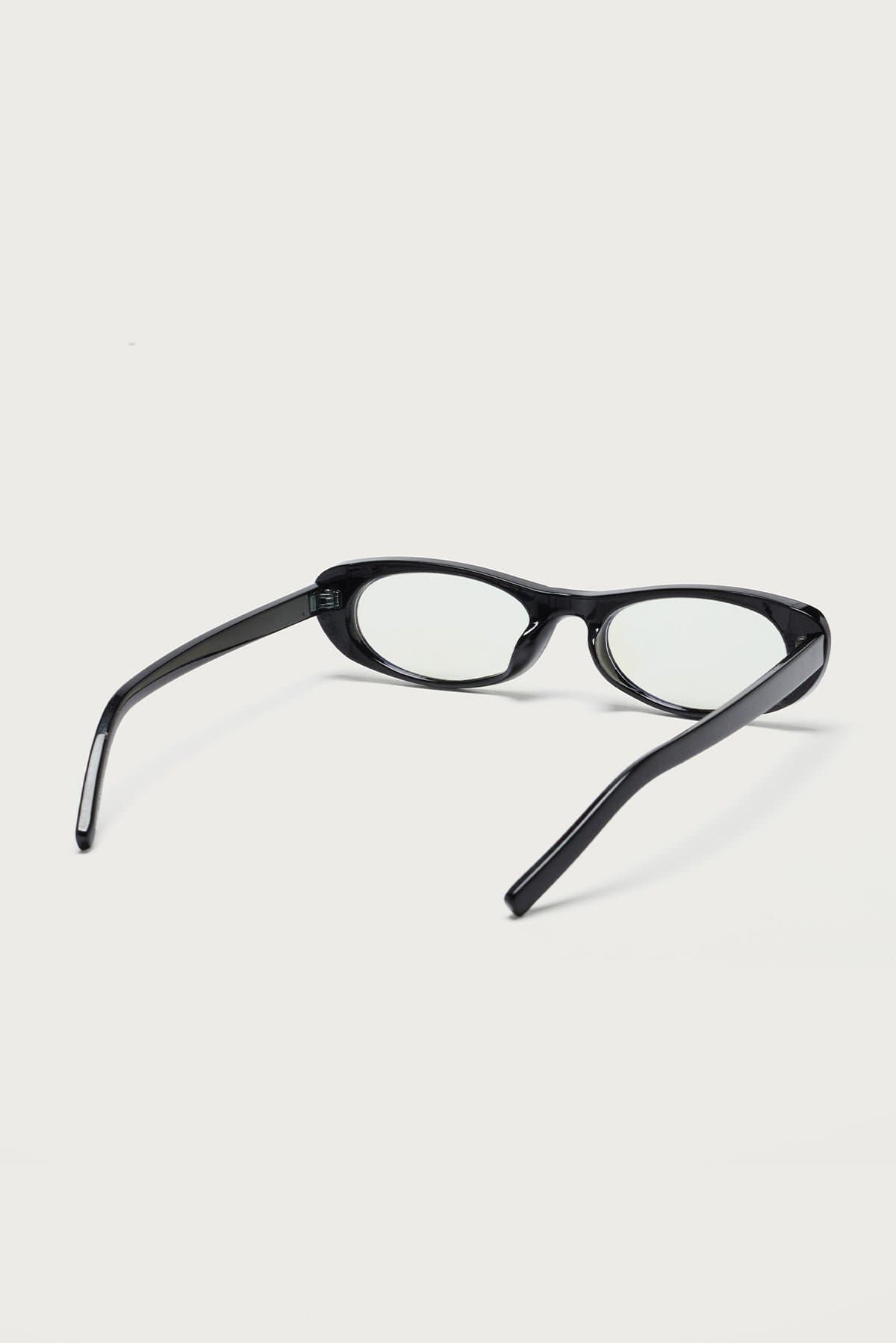 Cattie Cat Eye Glasses Polycarbonate Frame 5.4in Width 0.9in Lens Height