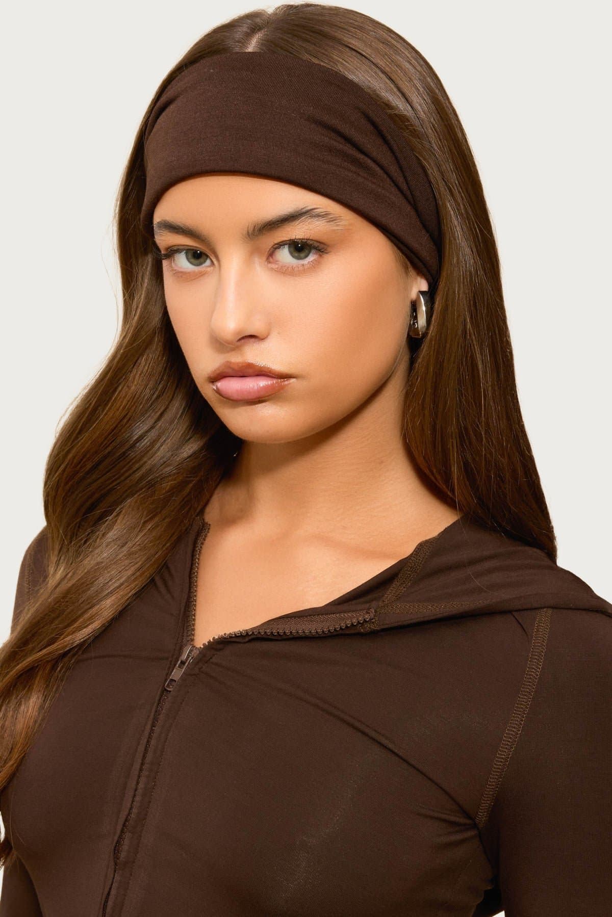 Take On The Day Headband - Wide Fit Polyester Spandex 9.3 Inch Length