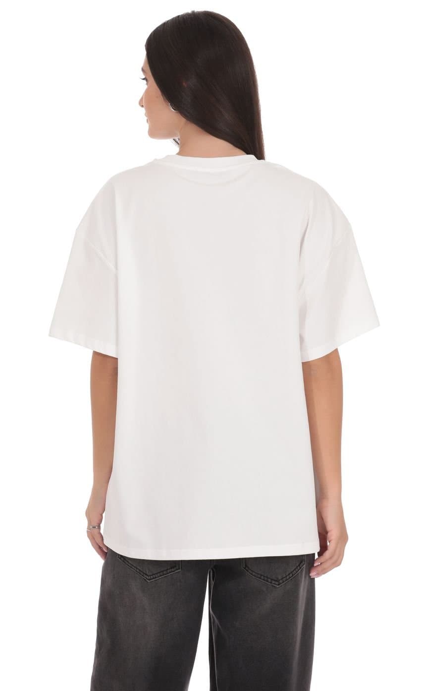 Lucy Graphic T-Shirt in White