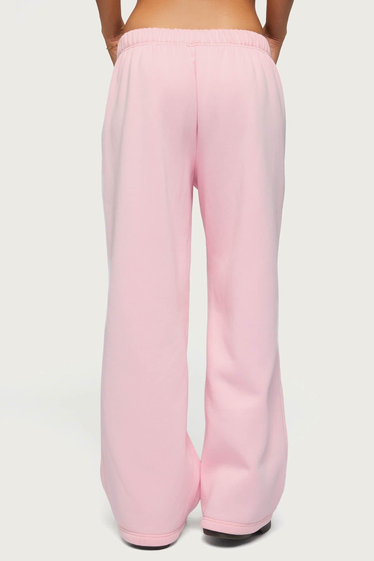 Camo Crush Edikted Sweatpants - Straight Leg Fit, Polyester Cotton, Camo Graphic Patch