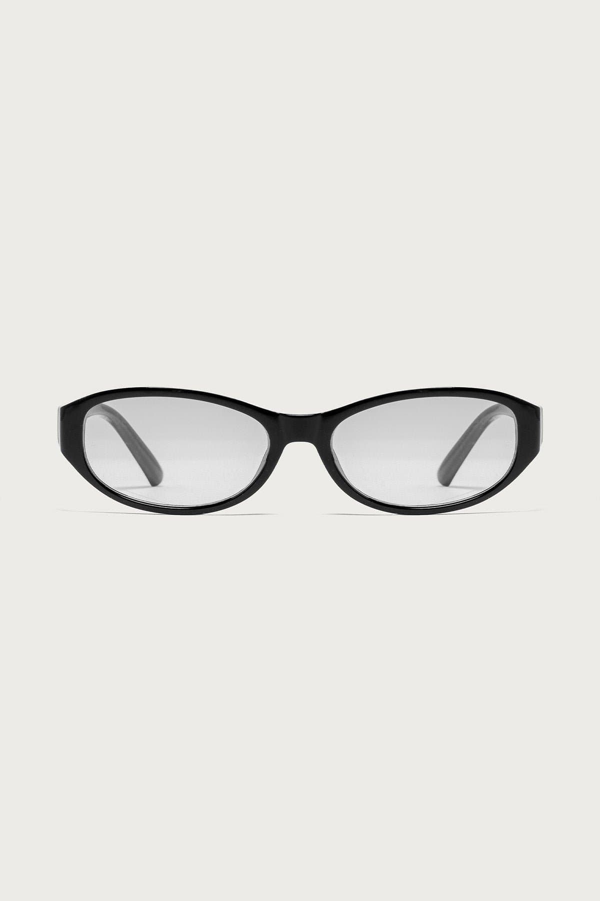 Lavinia Oval Polycarbonate Glasses Frame Width 5.7in Lens Height 1.5in Arm 5.7in