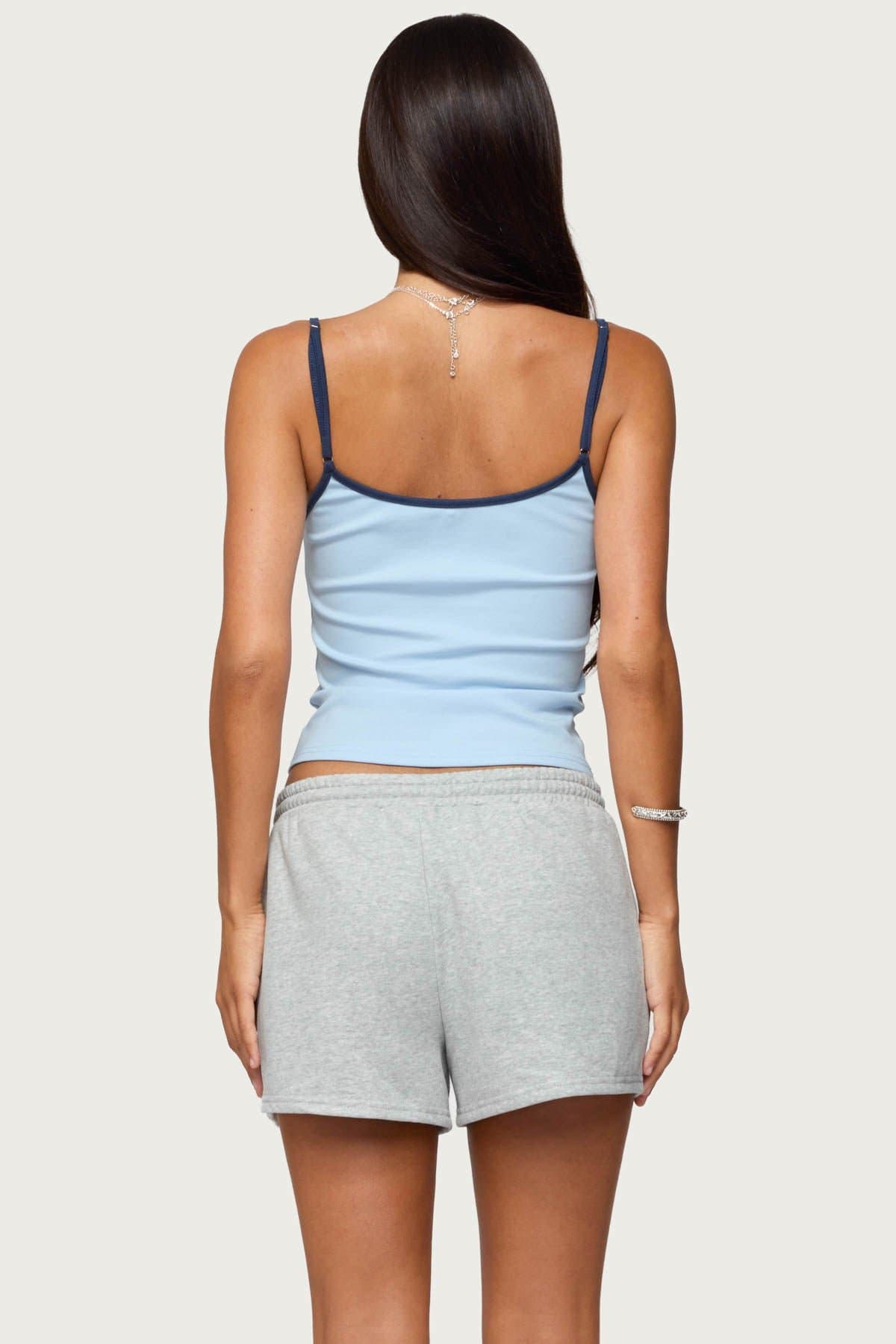 Deanna Tank Top - Adjustable Straps Loungewear in Cotton Spandex