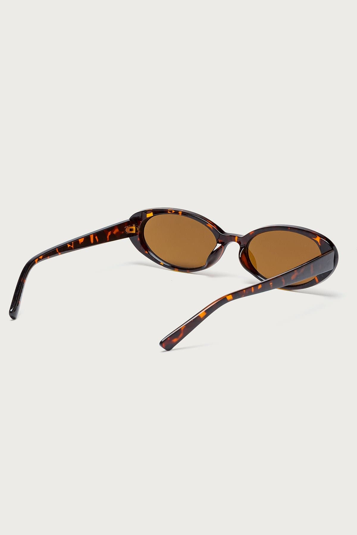 Rosalie Oval Sunglasses Tortoise Polycarbonate UV Protected Lenses