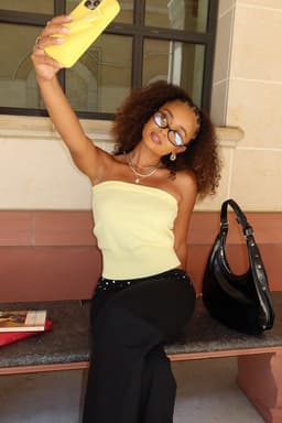 Philipa Strapless Knit Top - Rayon Polyester Nylon Fitted Waistband