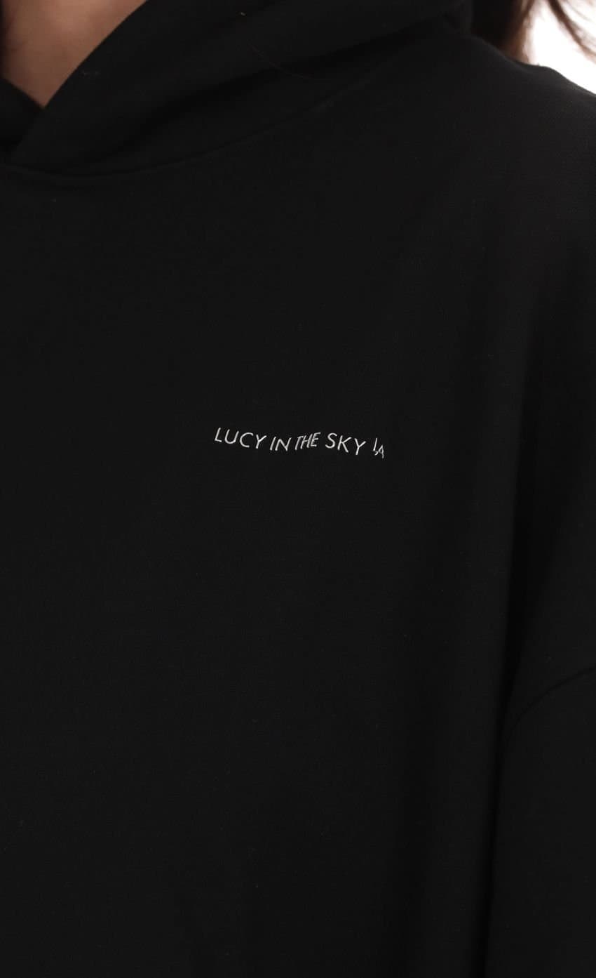 Los Angeles Oversized Hoodie in Black
