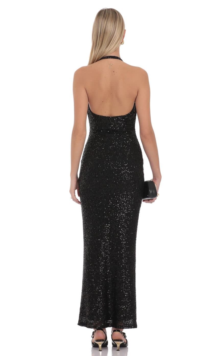 Zelvique Sequin Maxi Dress