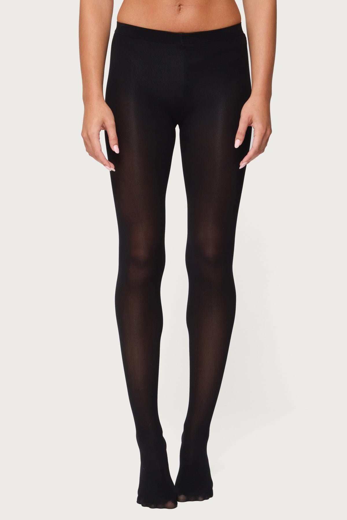 Opaque Tights Nylon Spandex Blend Length 31.1in Width 8.8in