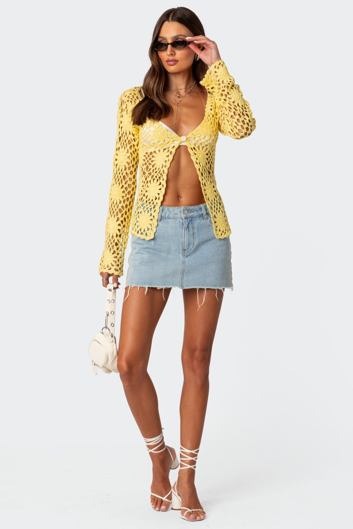 Jessie Denim Mini Skirt 100% Cotton