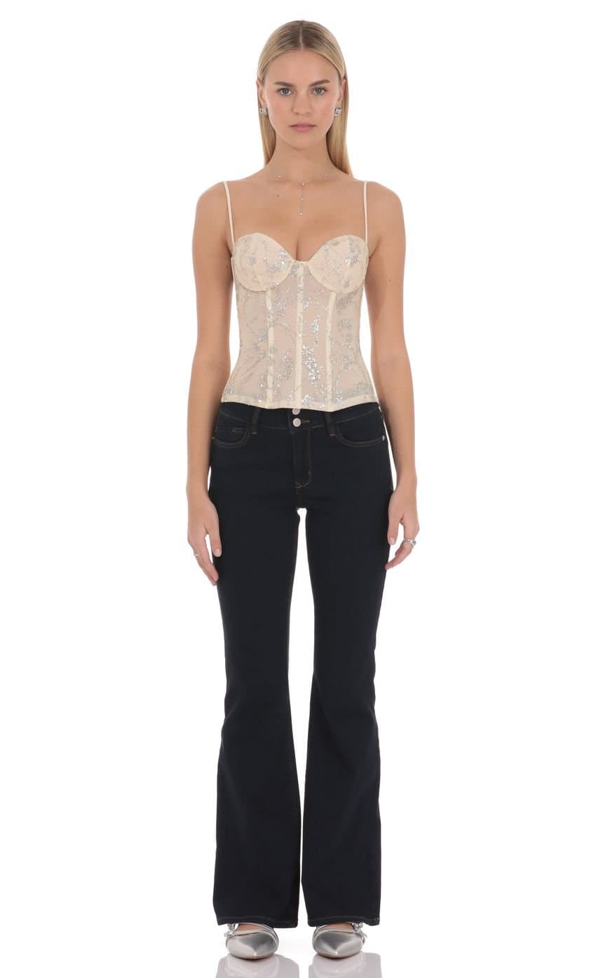 Solviera Embellished Corset Top
