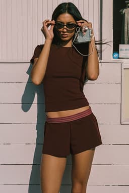 Emelia Fitted T-Shirt - Cotton Spandex Blend