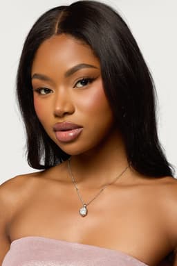 Pearl Pendant Necklace Silver Tone 17.1 Inch Length