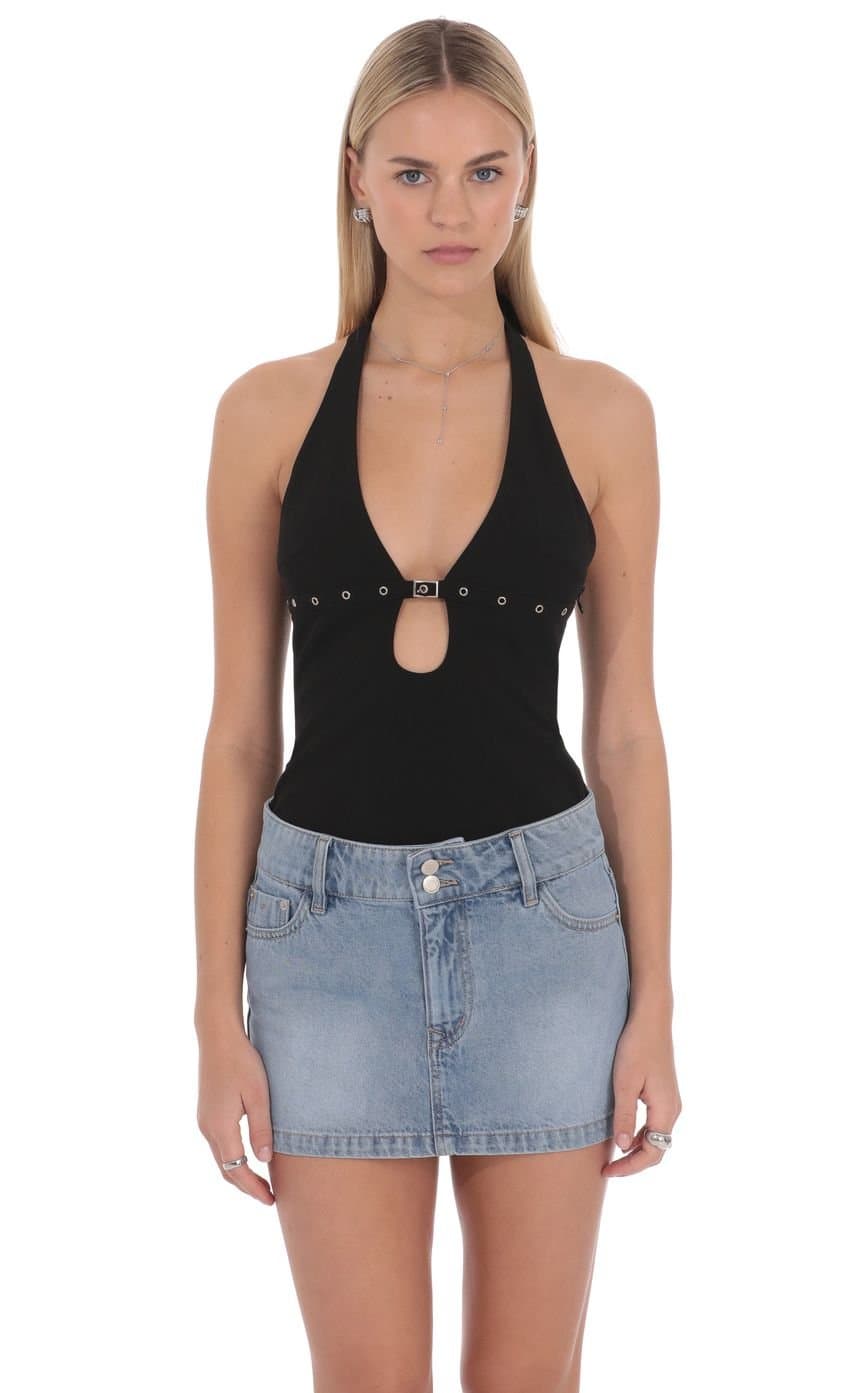 Valeria Denim Mini Skirt