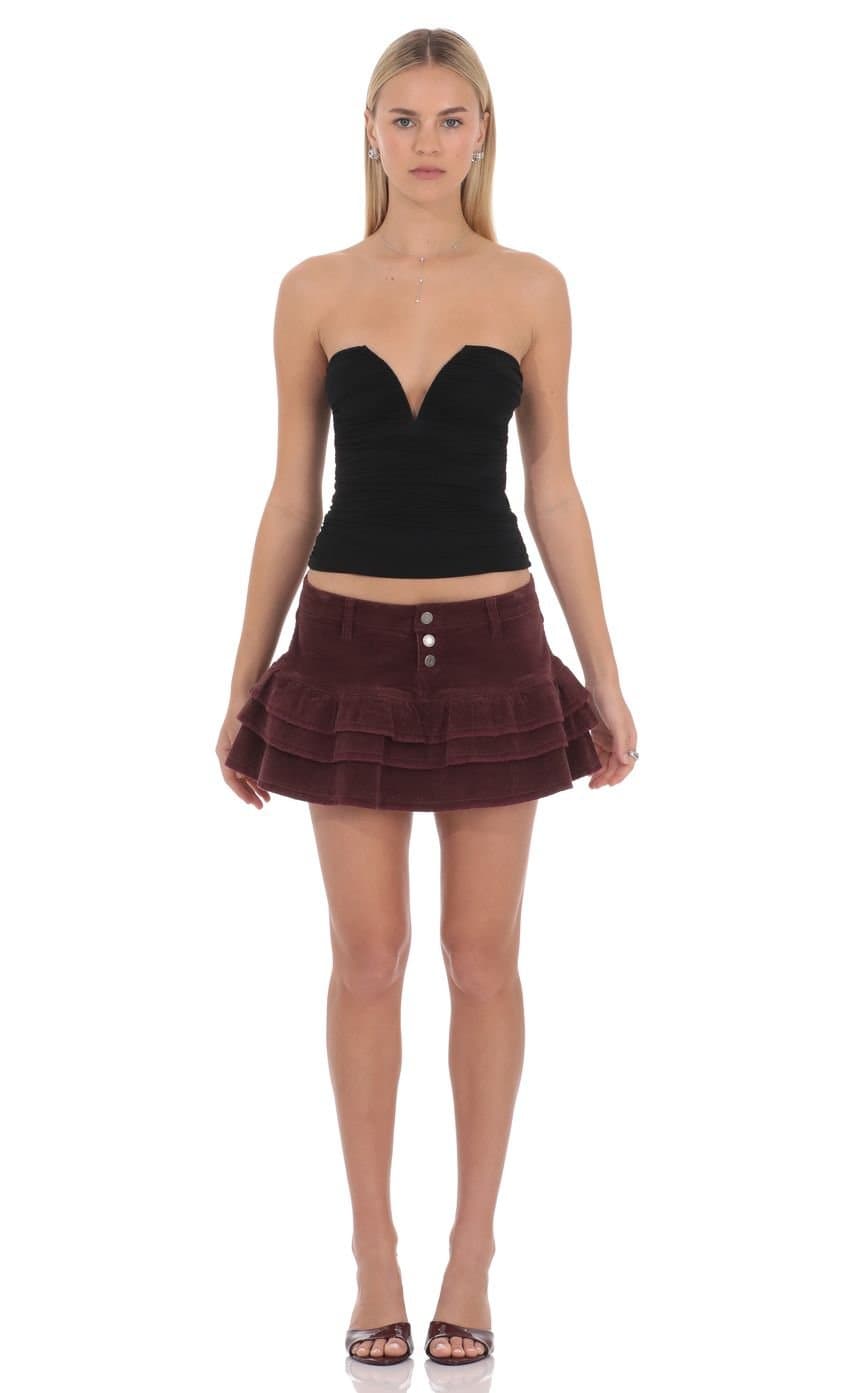 Maribel Tiered Mini Skirt