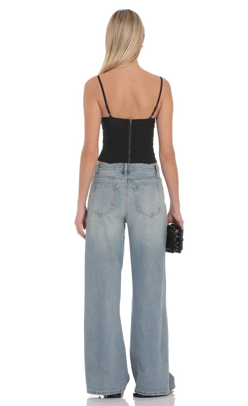 Avelyn Mesh Corset Top