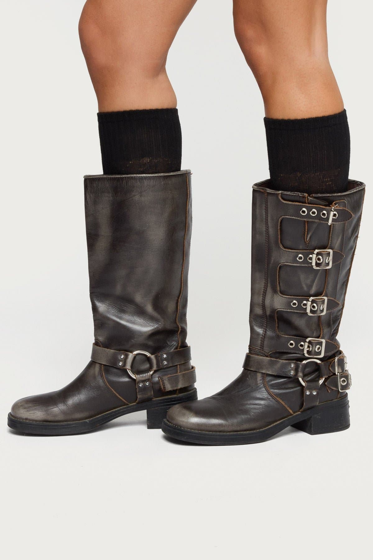 Cable Knit Socks - Polyester Cotton Spandex Blend, 20.9 Inch Length