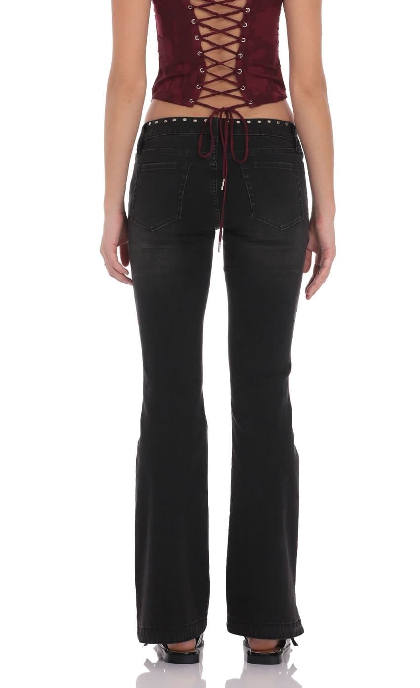 Simone Studded Low Rise Jean