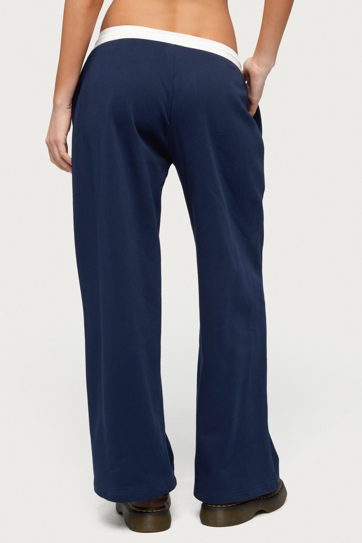 Petite Brookie Sweatpants - Straight Leg Cotton Polyester Adjustable Waistband