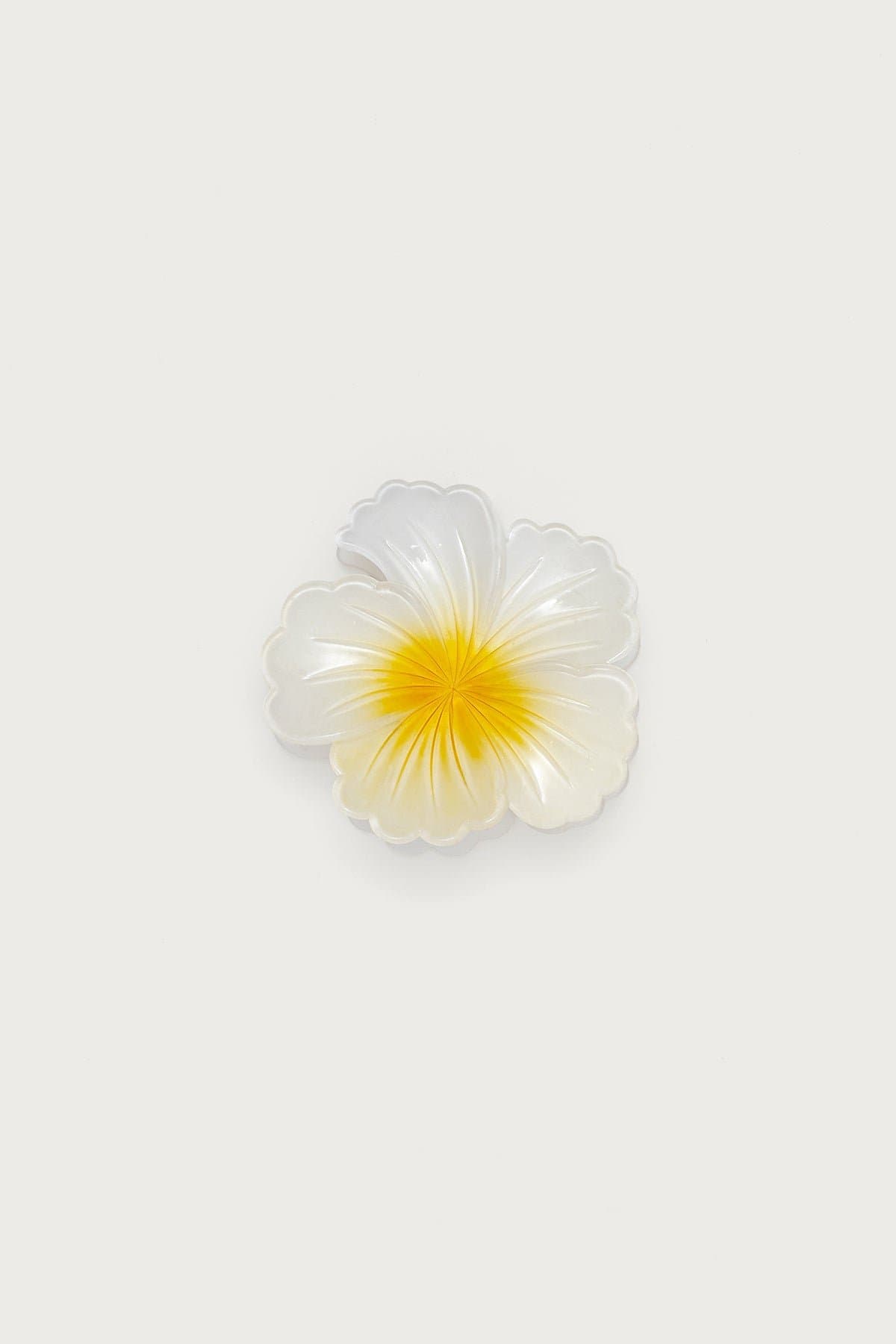 Hibiscus Flower Claw Clip 3 Inch Plastic Hair Clip