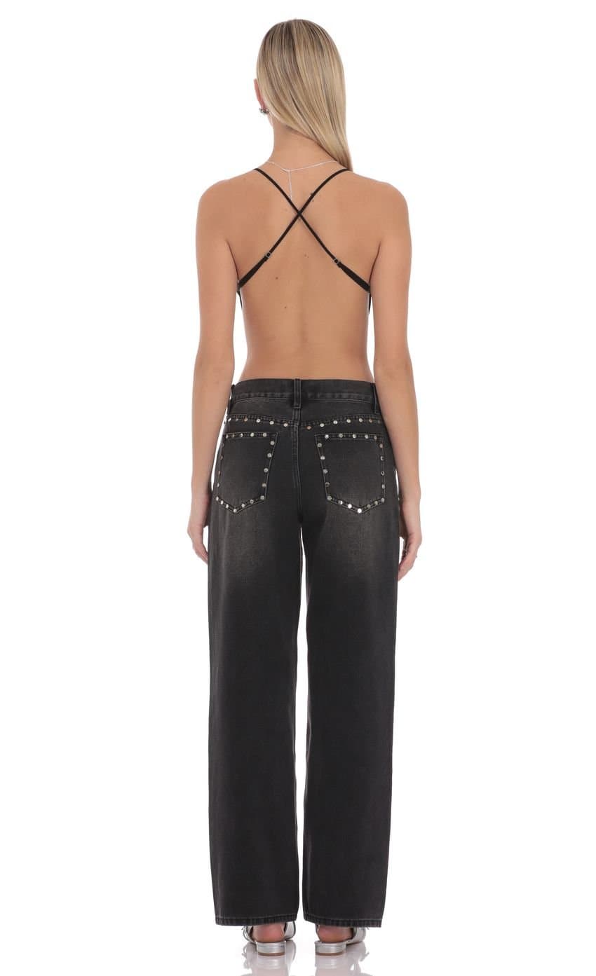 Elvion Drape Halter Top in Black