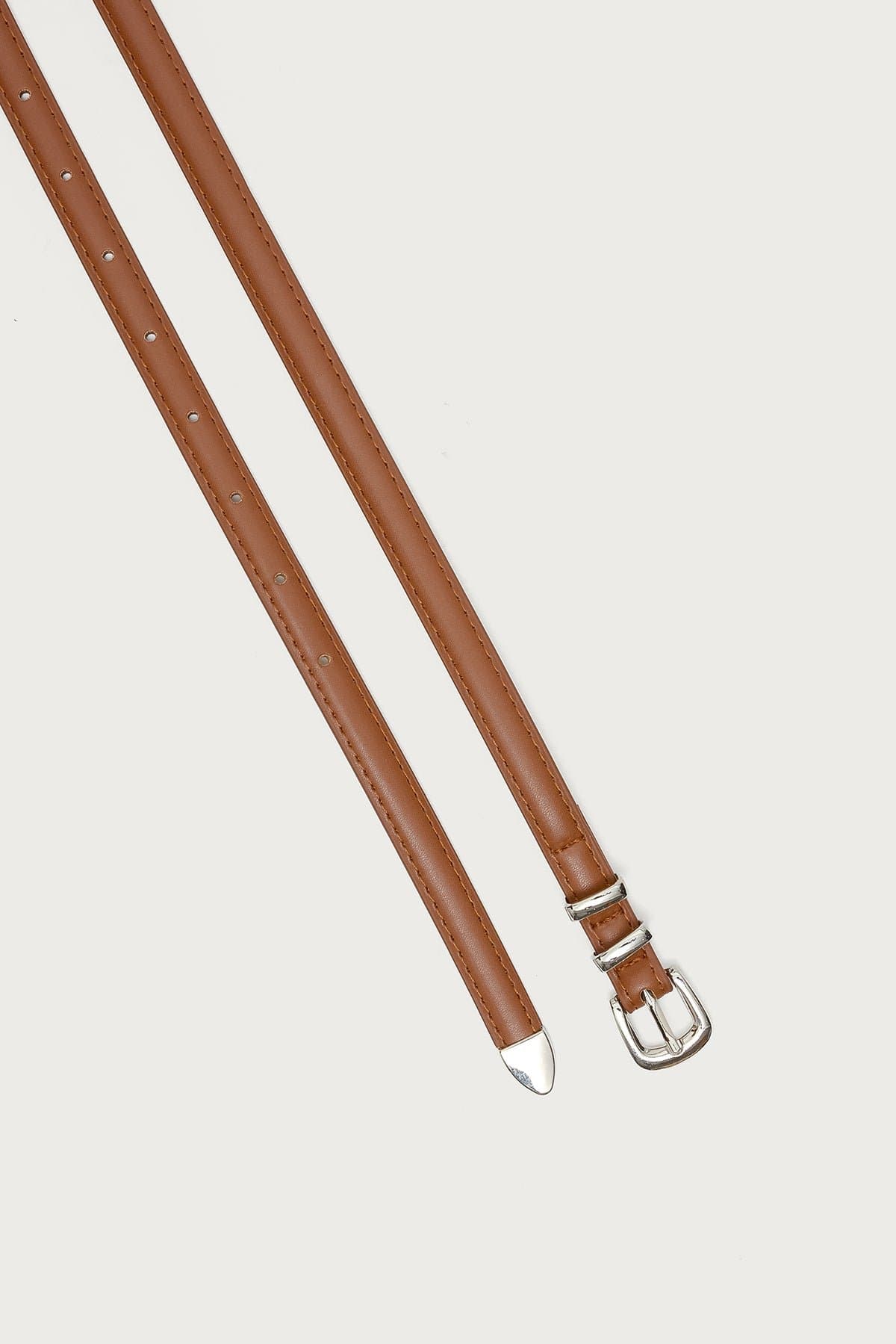 City Chic Faux Leather Belt - Black Polyurethane 41.3 Inch Length