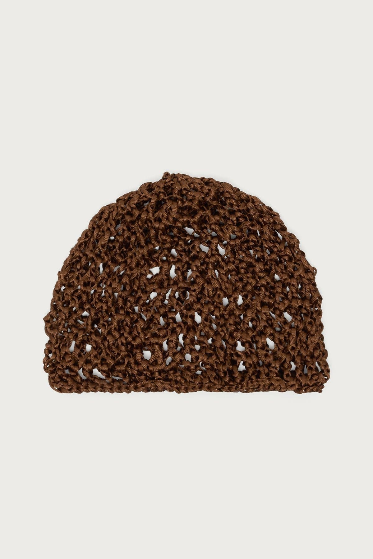 Lulu Crochet Beanie Hat - Polyester Knit Winter Accessory, Height 5.9in Length 7.9in