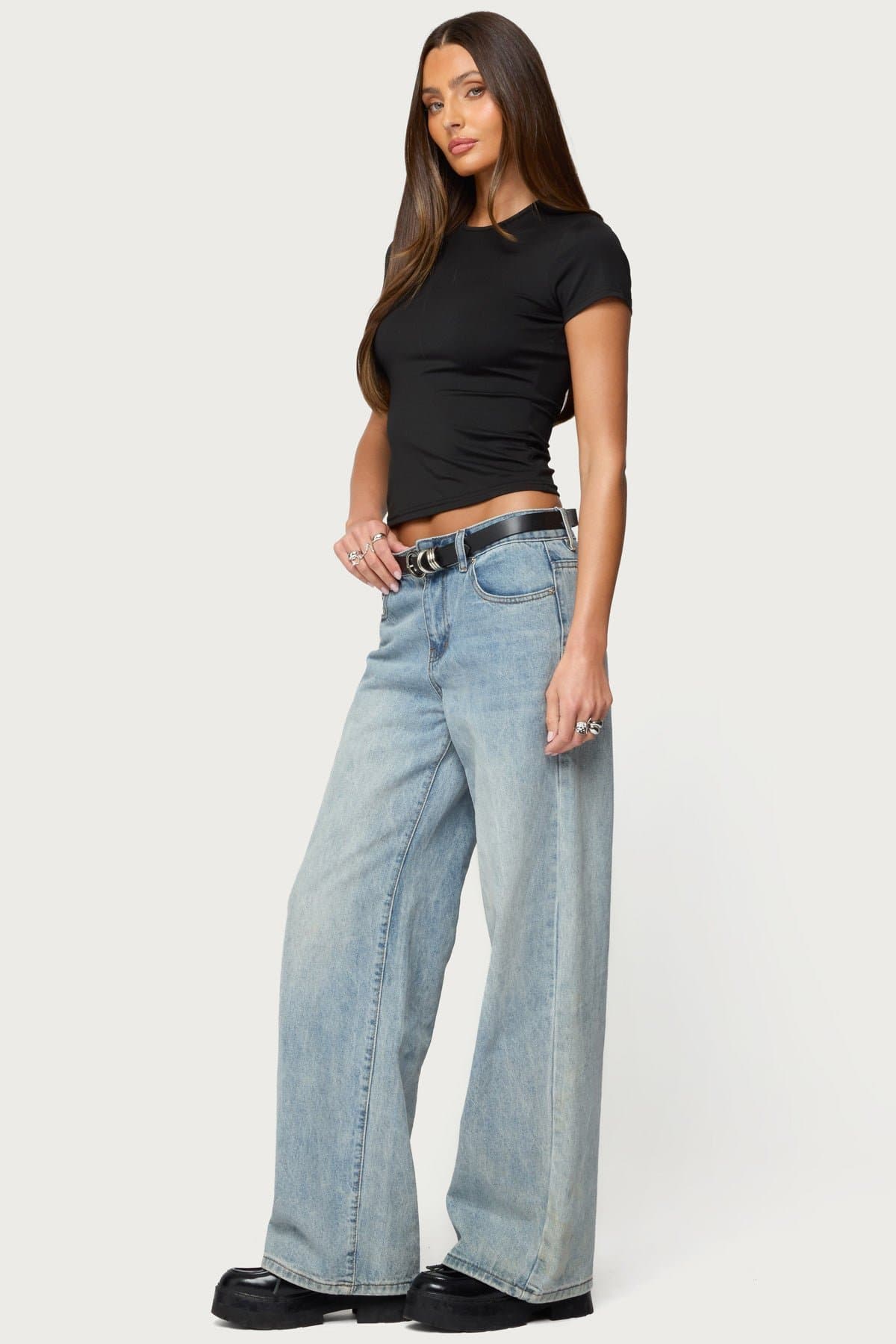 Tay Short Sleeve Loungewear Top - Polyester Spandex