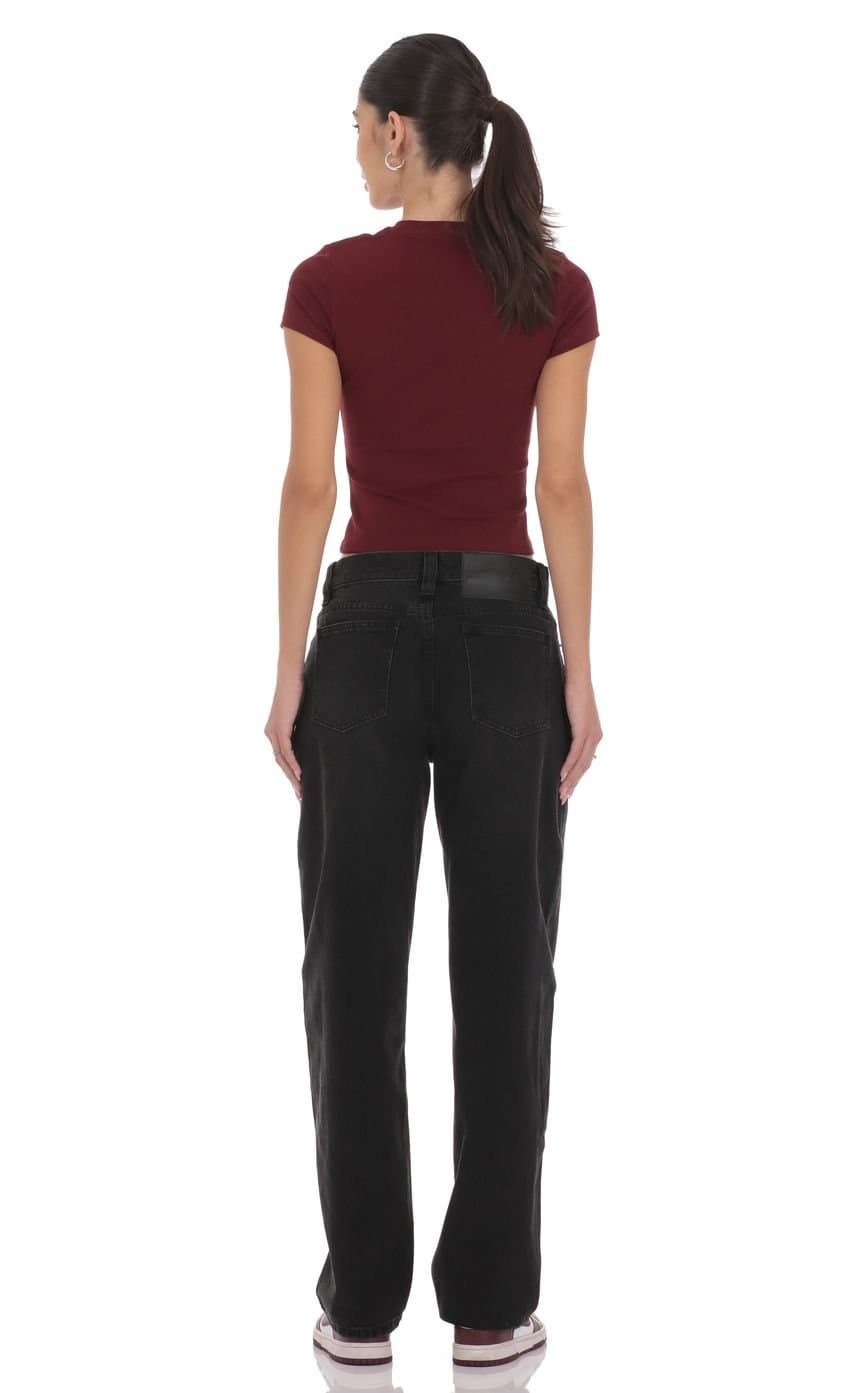 Barrel Jeans in Black