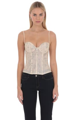 Solviera Embellished Corset Top