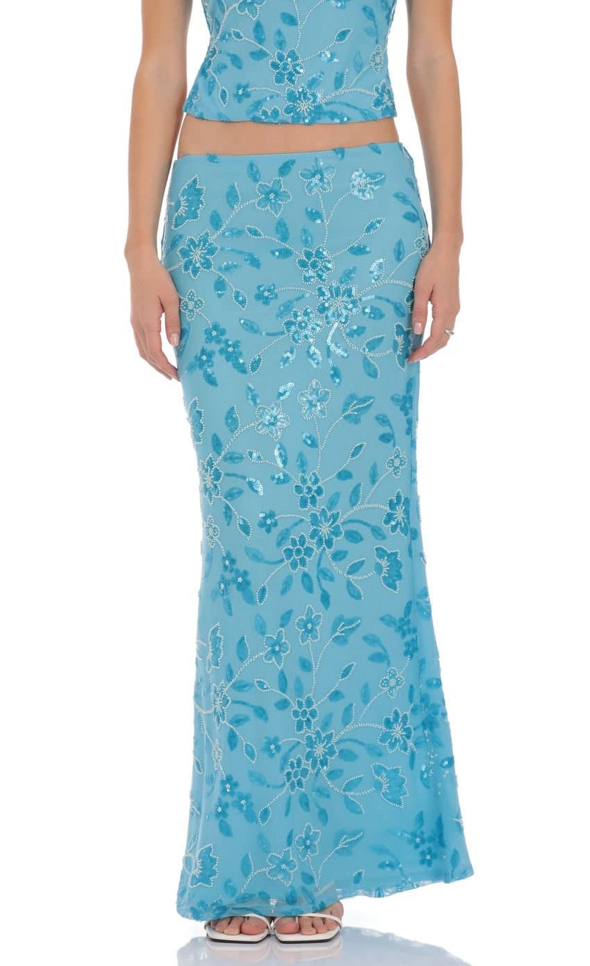 Lola Embellished Maxi Skirt