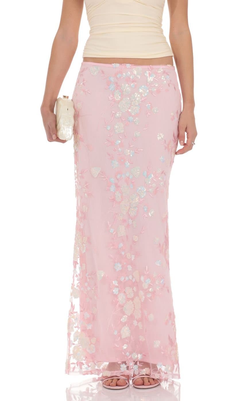 Makayla Embellished Maxi Skirt