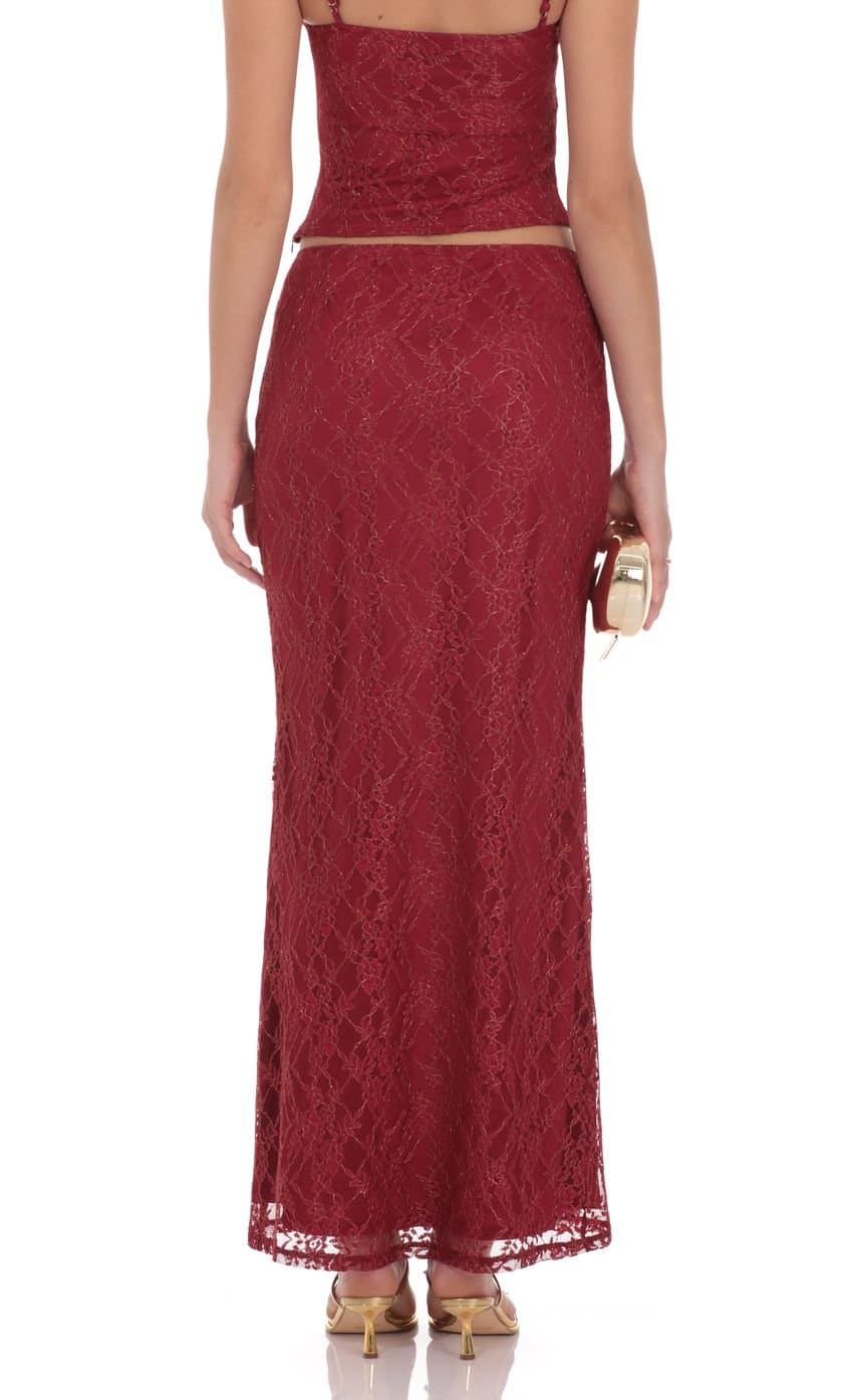 Arcella Lace Maxi Skirt